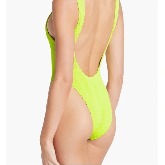 NWOT Bond-Eye Mara One Piece in Sunny Lime - Picture 3 of 9